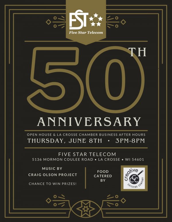 Five Star Telecom 50 year Anniversary